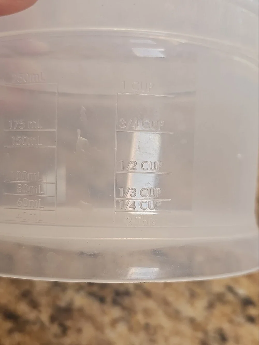 Pampered Chef manual Hand Food Chopper &  Measuring Cup